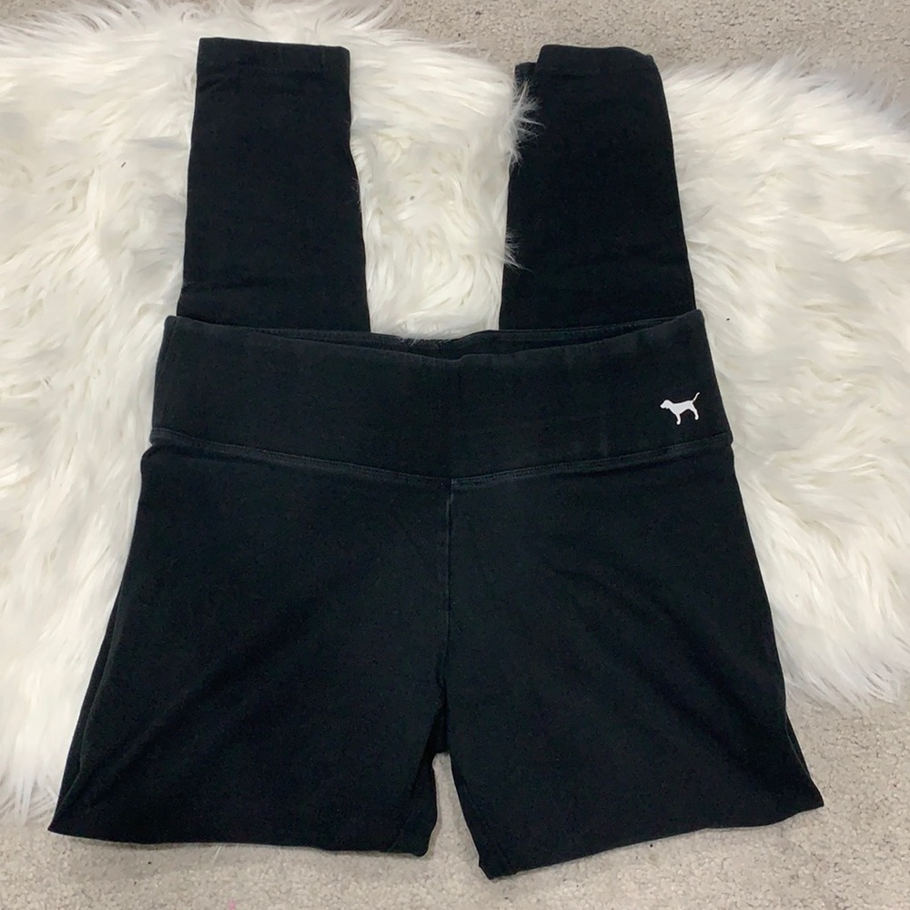 PINK by Victorias Secret Black Skinny Yoga Pants